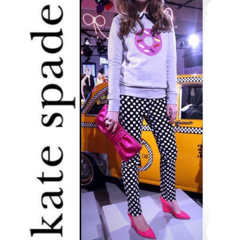 KATE SPADE Polka-Dot 'Broome Street' Skinny Jeans NWOT